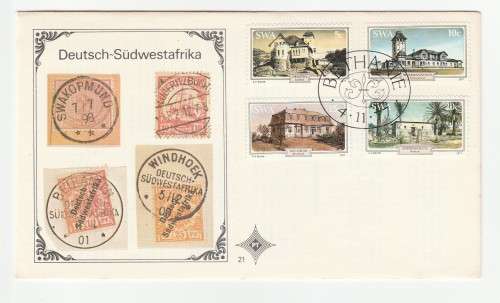 1977 South-West Africa Historical Houses In South-West Africa FDC 21