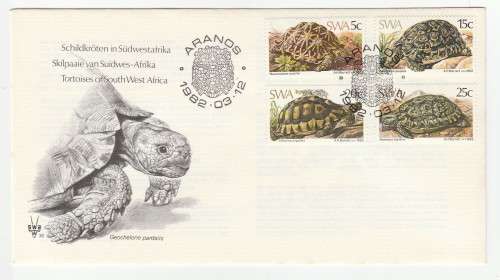 1982 South-West Africa Tortoises FDC 36
