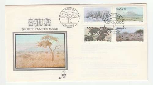 1983 South-West Africa Painters FDC 42