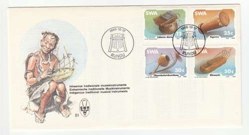 1985 South-West Africa Indigenous Traditional Musical Instruments FDC 51