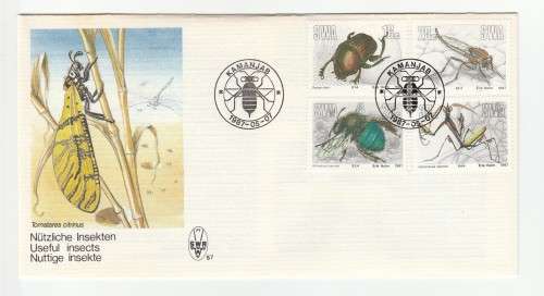 1987 South-West Africa Useful Insects FDC 57