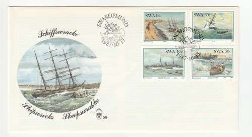 1987 South-West Africa Shipwrecks FDC 59