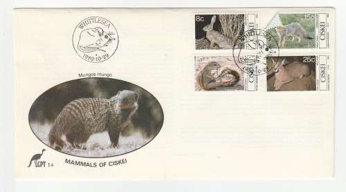 1982 Ciskei Small Mammals of Ciskei FDC 1.4