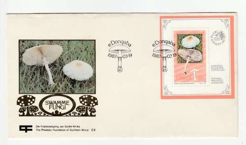 1987 Ciskei Fungi The Philatelic Foundation of Southern Africa Miniture Sheet Single Format C2