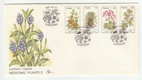 1981 Transkei Medicinal Plants 2 FDC 1.22 and Blocks