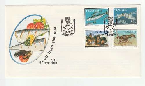 1989 Transkei Food From The Sea FDC 2.21