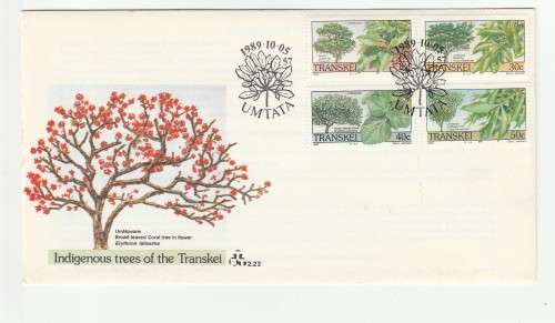 1989 Transkei Indigenous Trees FDC 2.22