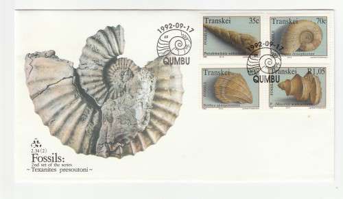 1992 Transkei Fossils 2nd set of the series FDC 2.34.2