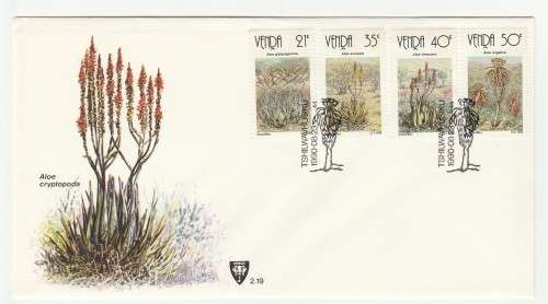 1990 Venda Aloes FDC 2.19
