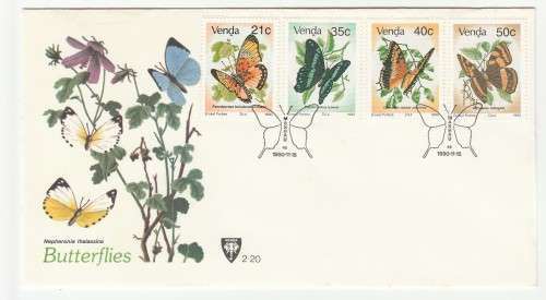 1990 Venda Butterflies FDC 2.20