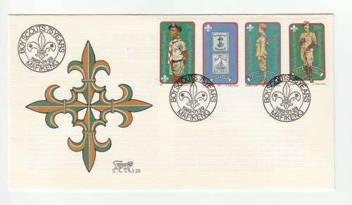 1982 Bophuthatswana The Boy Scout Movement FDC 1.20 and Blocks