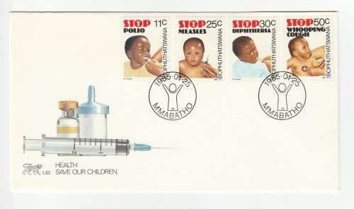 1985 Bophuthatswana Health in Bophuthatswana FDC 1.32