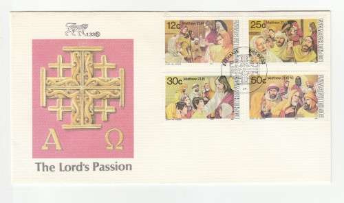 1985 Bophuthatswana The Passion of Jesus Christ 5th set of the series FDC 1.33 5