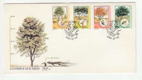 1985 Bophuthatswana Conserve our trees FDC 1.34