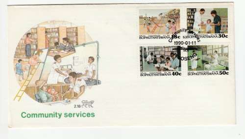 1990 Bophuthatswana Community Services FDC 2.18