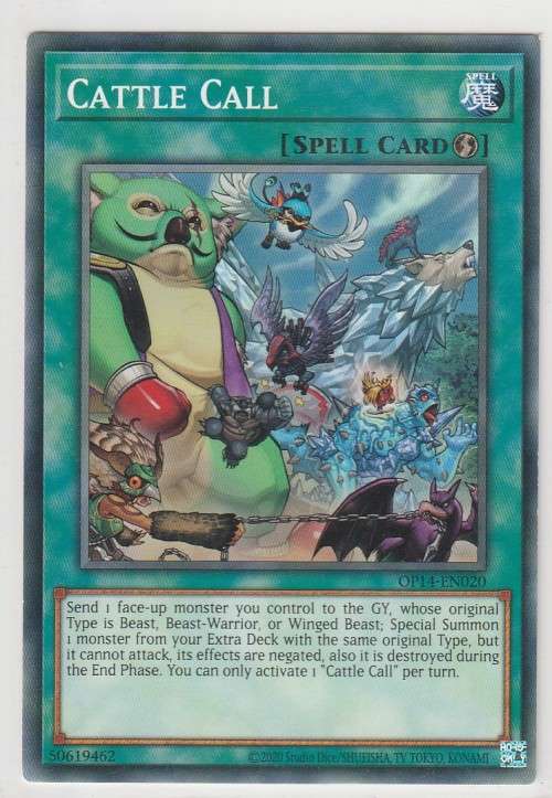 Yu-Gi-Oh! - Cattle Call - OTS Tournament Pack 14 ( OP14-EN020) - Common