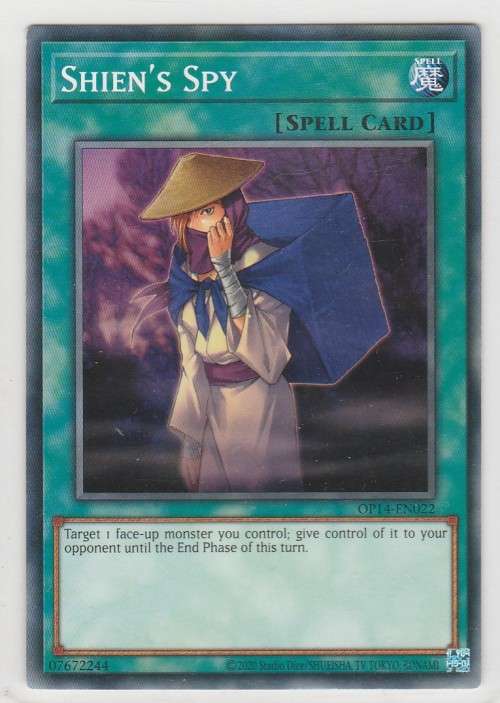 Yu-Gi-Oh! - Shien`s Spy - OTS Tournament Pack 14 (OP14-EN022) - Common
