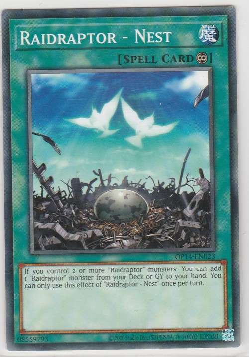 Yu-Gi-Oh! - Raidraptor - Nest - OTS Tournament Pack 14 (OP14-EN023) - Common