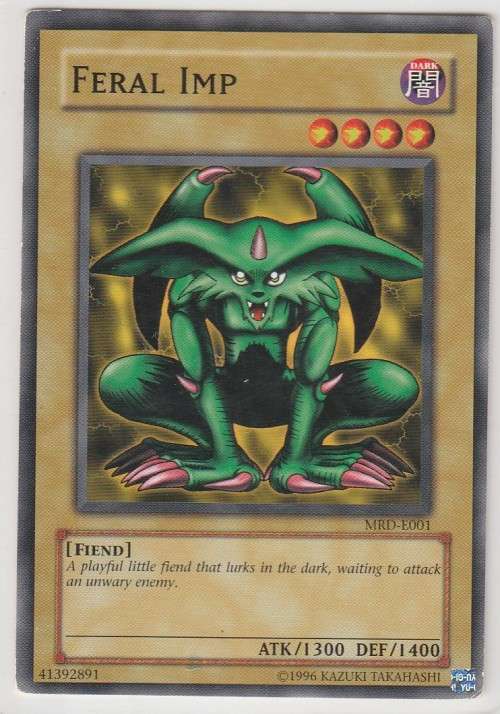Yu-Gi-Oh! - Feral Imp - Metal Raiders (MRD-E001) - Common