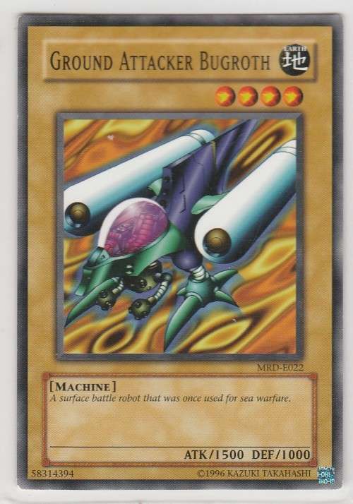 Yu-Gi-Oh! - Ground Attacker Bugroth - Metal Raiders (MRD-E022) - Common