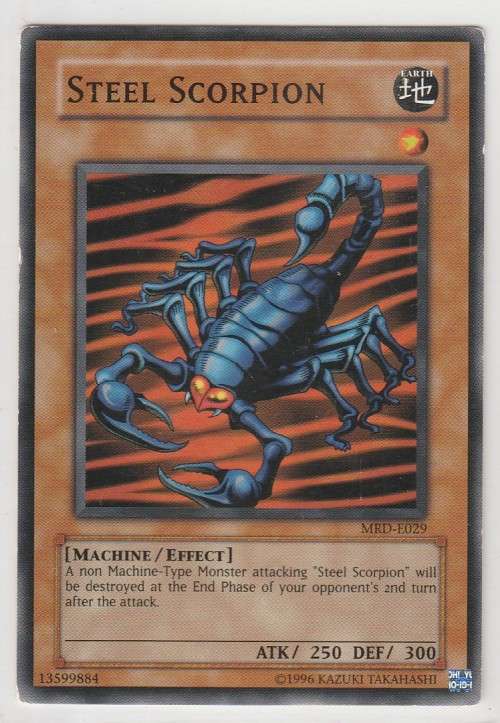 Yu-Gi-Oh! - Steel Scorpion - Metal Raiders (MRD-E029) - Common