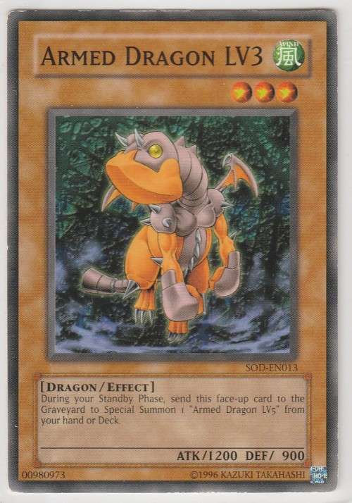 Yu-Gi-Oh! - Armed Dragon LV3 - Soul of the Duelist (SOD-EN013) - Common