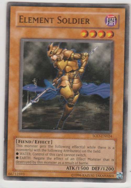 Yu-Gi-Oh! - Element Soldier - Soul of the Duelist (SOD-EN024) - Common