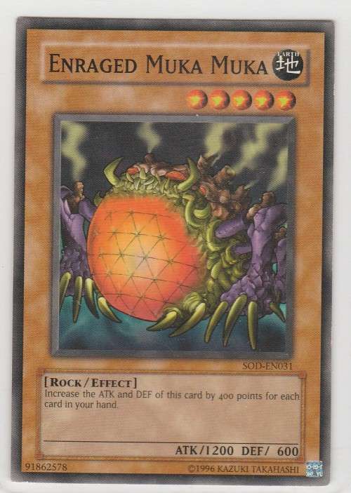 Yu-Gi-Oh! - Enraged Muka Muka - Soul of the Duelist (SOD-EN031) - Common