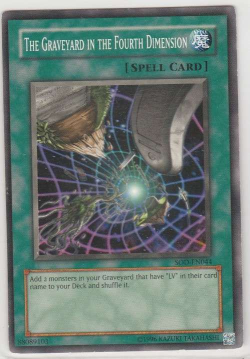 Yu-Gi-Oh! - The Graveyard in the Fourth Dimension - Soul of the Duelist (SOD-EN044) - Common