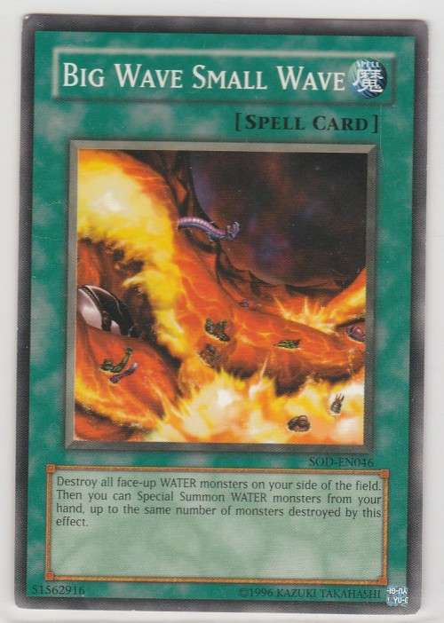 Yu-Gi-Oh! - Big Wave Small Wave - Soul of the Duelist (SOD-EN046)- Common
