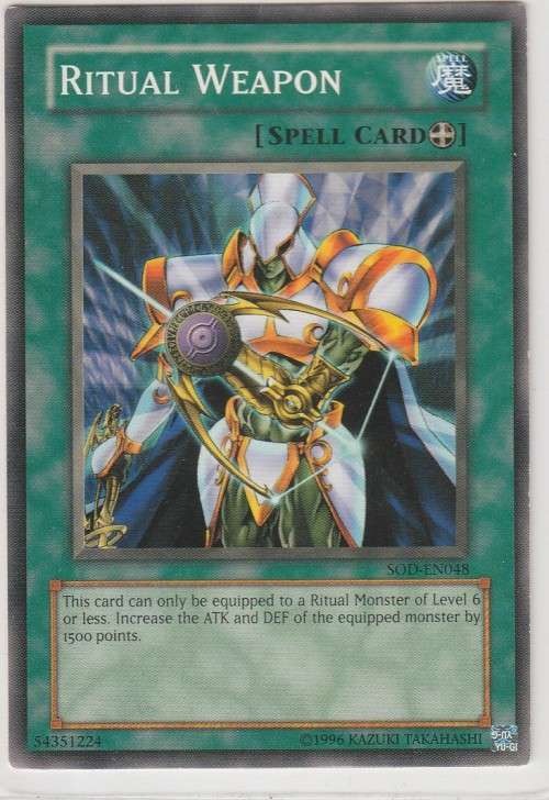 Yu-Gi-Oh! - Ritual Weapon - Soul of the Duelist (SOD-EN048) - Common
