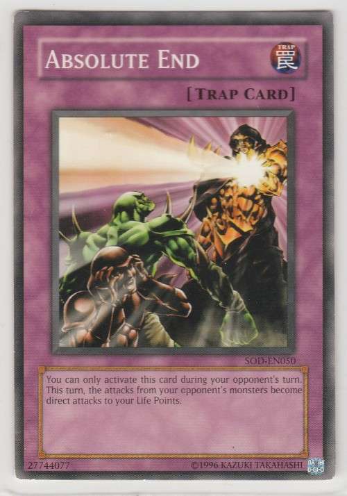 Yu-Gi-Oh! - Absolute End - Soul of the Duelist (SOD-EN050) - Common