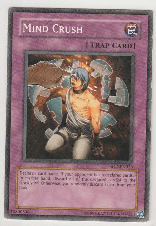 Yu-Gi-Oh! - Mind Crush - Soul of the Duelist (SOD-EN056) - Common