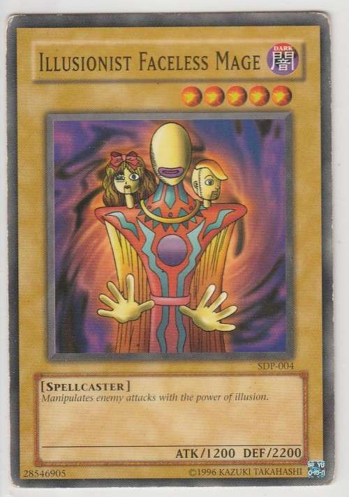Yu-Gi-Oh! - Illusionist Faceless Mage - Starter Deck: Pegasus (SDP-004) - Common