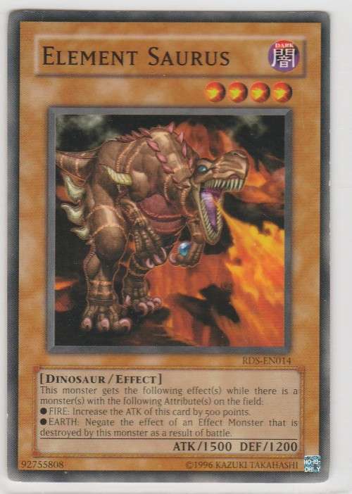 Yu-Gi-Oh! - Element Saurus - Rise of Destiny (RDS-EN014) - Common