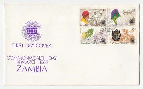 1983 Zambia Commonwealth Day FDC