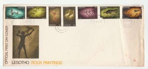 1968 Lesotho Rock Paintings FDC