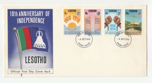 1976 Lesotho 10th Anniversary of Independence FDC