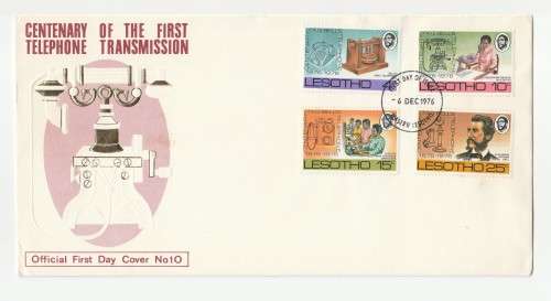 1976 Lesotho Centerary of the First Telephone Transmission FDC