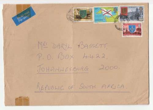 1977 Jersey Channel Islands Envelope