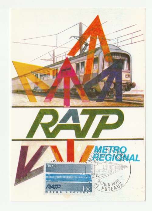 1975 France 22/06/75 Metro Regional Maxicard