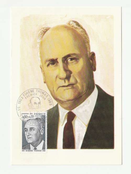 1975 France 28/06/75 Eugene Thomas Maxicard