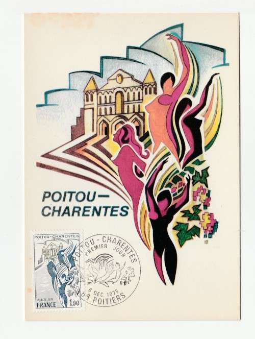 1975 France 06/12/75 Poitou - Charentes Maxicard