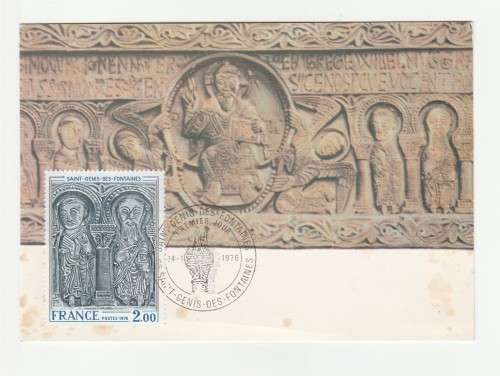 1976 France 24/01/76 Saint Genis Des Fontaines Maxicard
