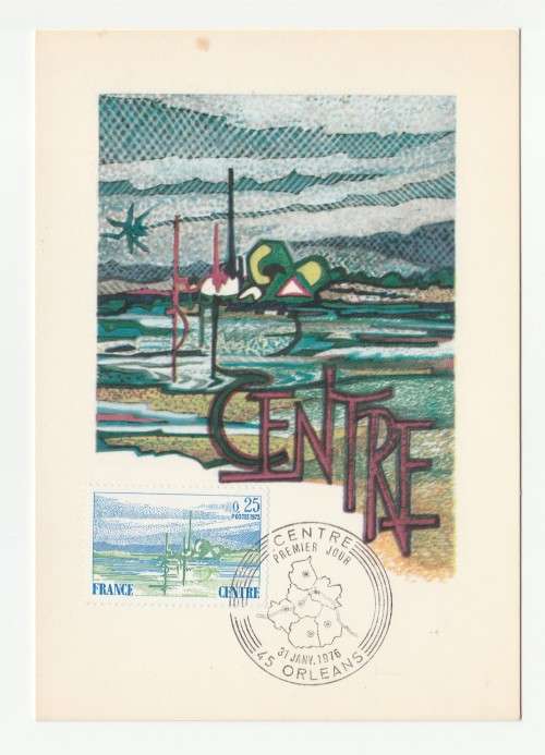 1976 France 31/01/76 Centre Maxicard