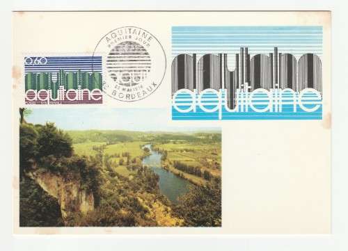 1976 France 22/05/76 Les Regions de France L`Aquitaine Maxicard