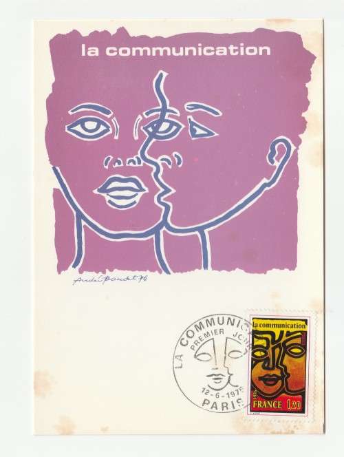 1976 France 12/06/76 La Communication Maxicard