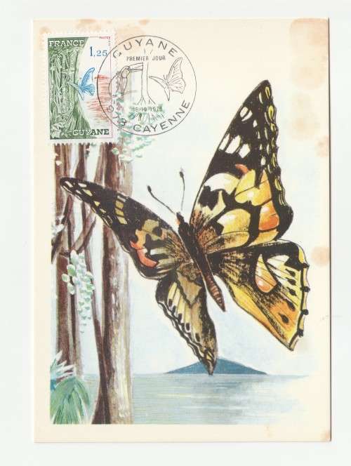 1976 France 16/10/76 La Guyane Maxicard