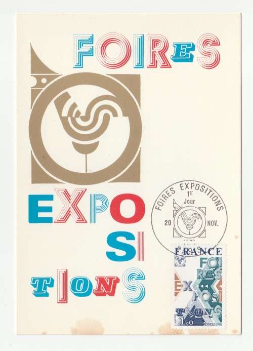 1976 France 20/11/76 Foires Expositions Maxicard