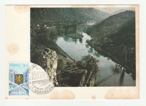 1977 France 08/01/77 Franche Comte Maxicard